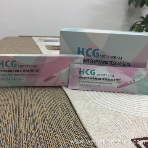 one step hcg pregnancy test midstream at home